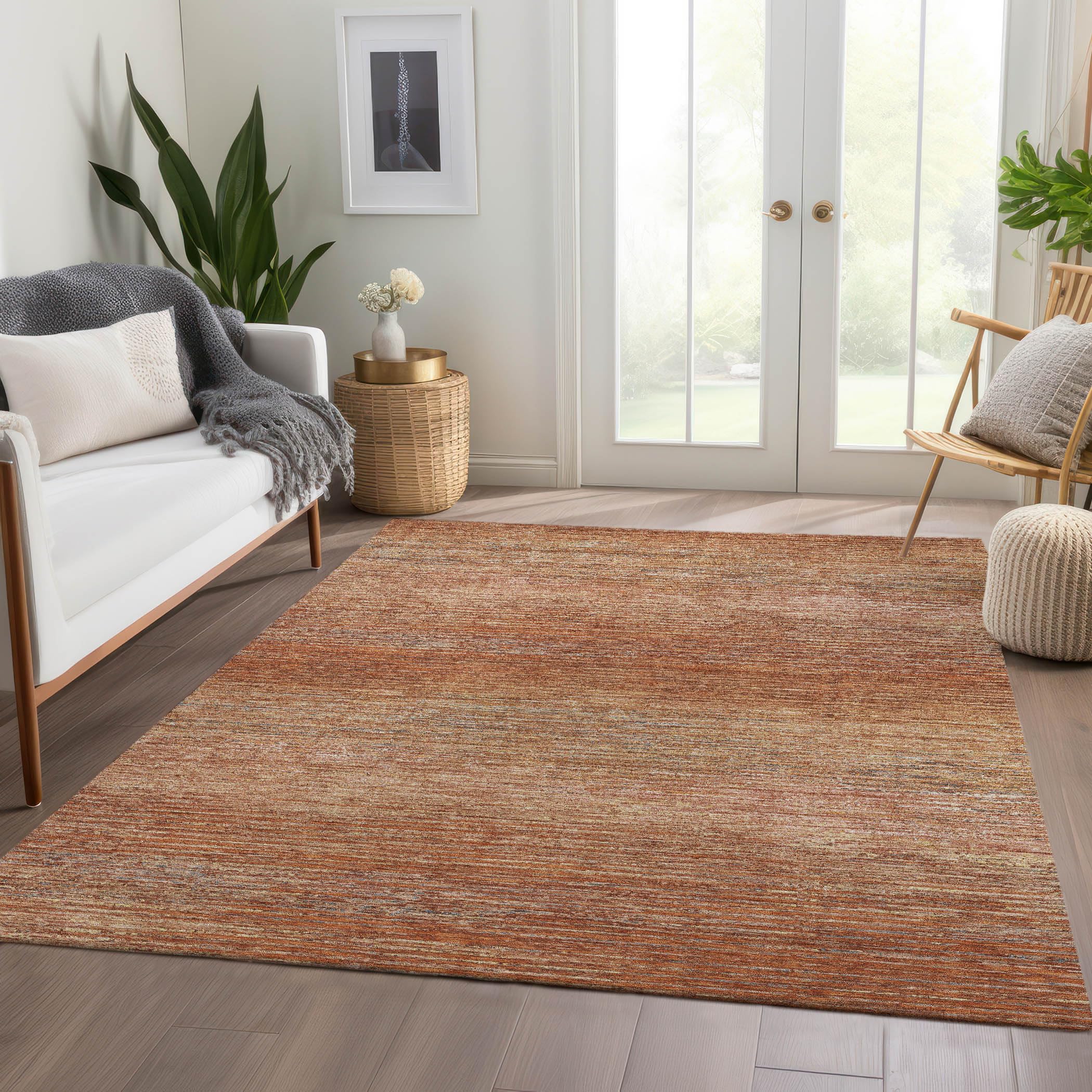 Amazon.com: Addison Rugs Chantille ACN1266 Copper 5' x 7'6